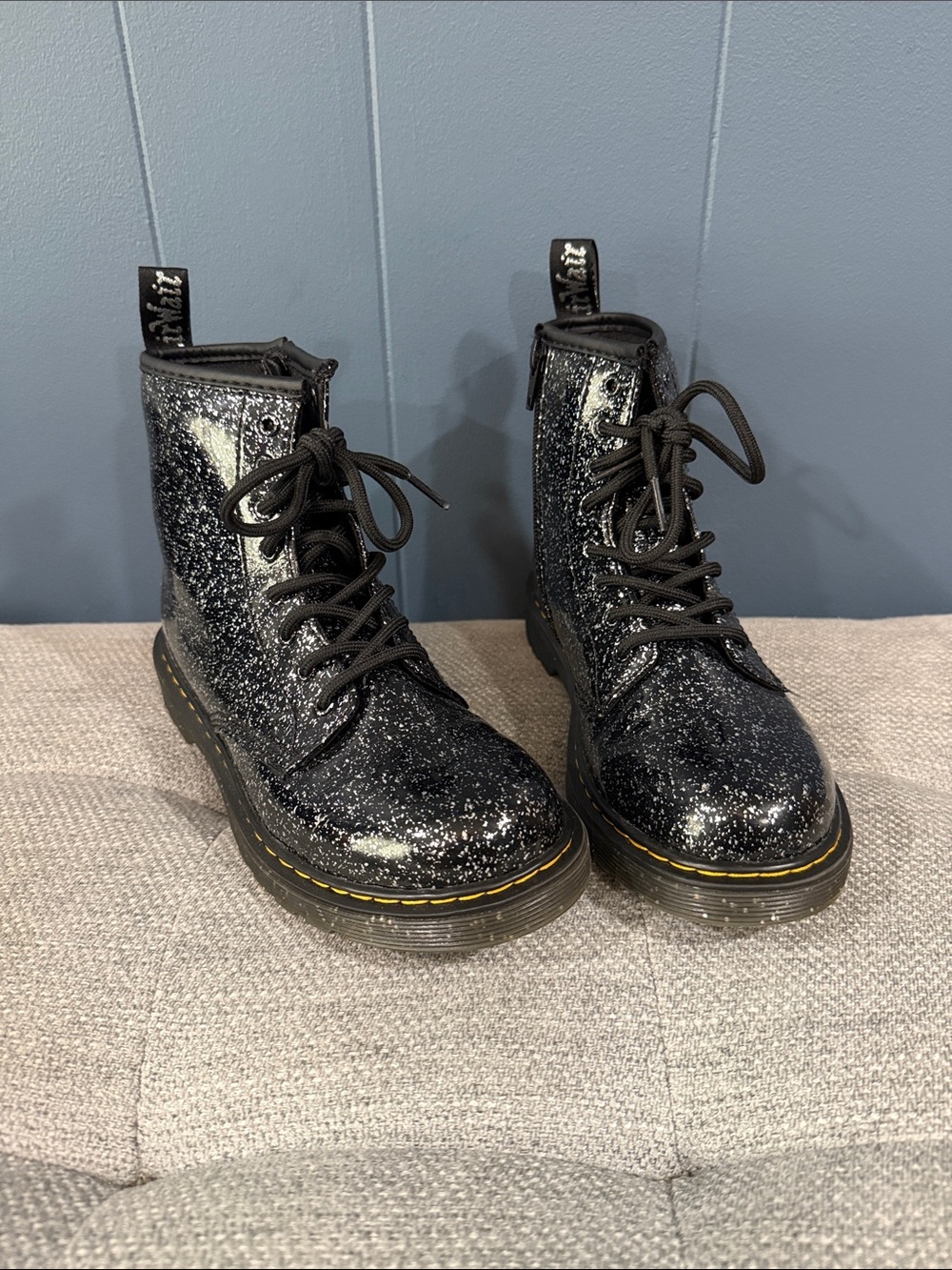 Dr Marten 1460 black Glitter boots
